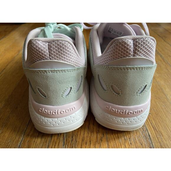 ADIDAS Gray/Pink Cloudfoam Ortholite Float Sneakers Mens sz 11 - Picture 7 of 9